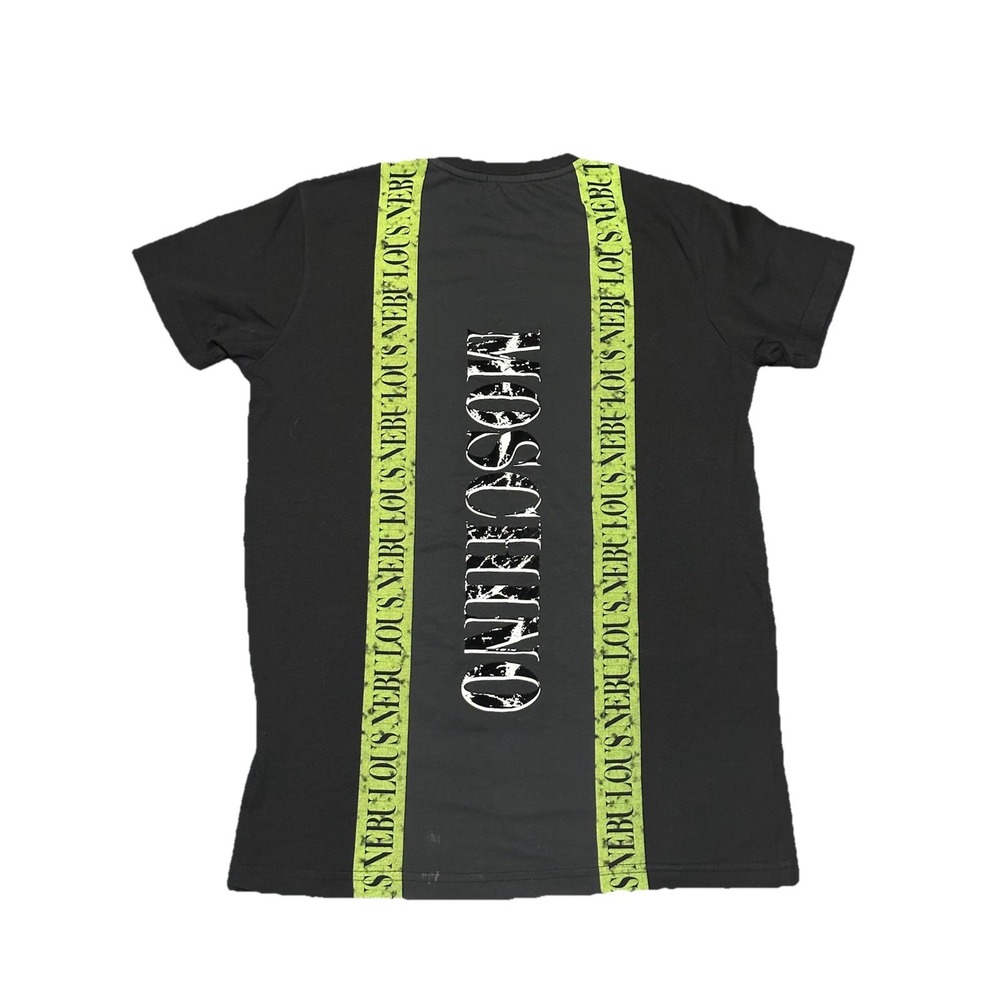 Vintage Y2K Moschino Jeans T Shirt Size Medium Double Sided Fashion Designer‎
